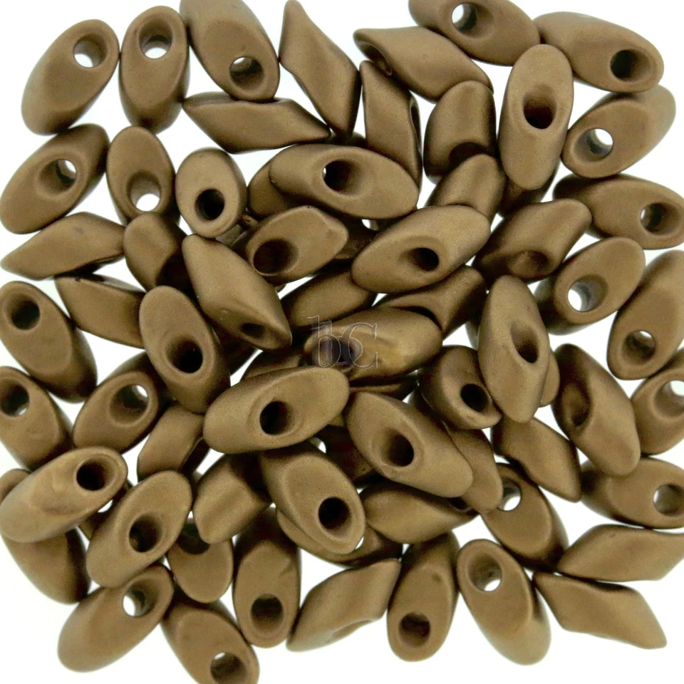 Cuentas largas Miyuki Magatama, bronce oscuro metálico mate # 2006 ~ 8,5 gramos Foto 1 de 1