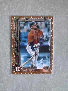 Variazione luci oro natalizie Topps 2025 - Christian Walker - Foto 1 di 2