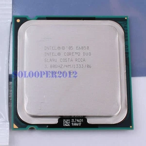 Intel Core 2 Duo E6850 3 GHz FSB SLA9U LGA 775 Desktop CPU Processor 4MB/1333MHZ - Picture 1 of 1