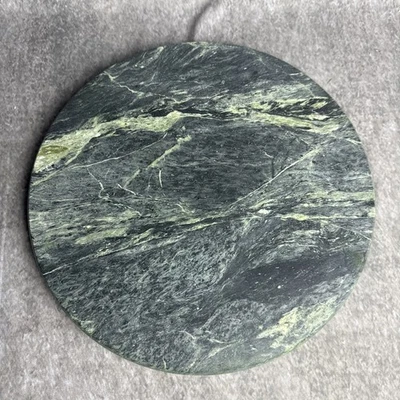 Tablero de Queso Mármol Verde Redondo 14" Diámetro Hecho en Taiwán Foto 1 de 4