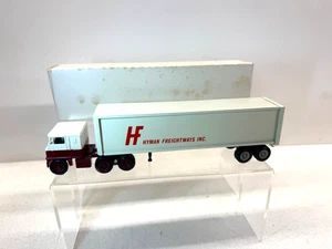 Winross Hyman Freight Truck Freightways Semi Trailer 1/64 Vintage W/ Box 1976 - Picture 1 of 8
