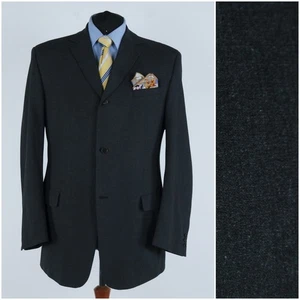 Blazer Hombre Carbón 46R Talla UK ANGELO LITRICO Gris Abrigo Deportivo Chaqueta - Imagen 1 de 13