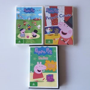 Peppa Pig DVD's Region 4 PAL Children's TV Show Brand New Peppas Circus - Picture 1 of 12