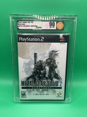 Metal Gear Solid 2 Substance (PS2, 2003) VGA 90 Sealed Mint Black Label First - Image 1 of 4