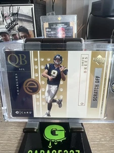 2001 Drew Brees Upper Deck E-Card Scratch Off (Unscratched) E-DB Rookie Card RC - Picture 1 of 2