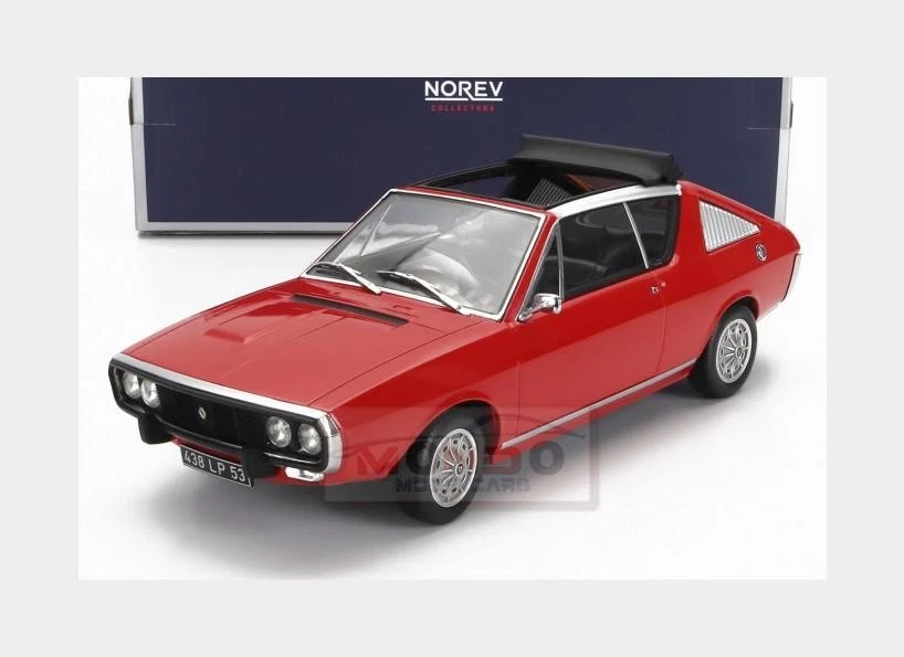 1:18 NOREV Renault 17 Gordini Cabriolet 1975 Red NV185371 - Immagine 1 di 2