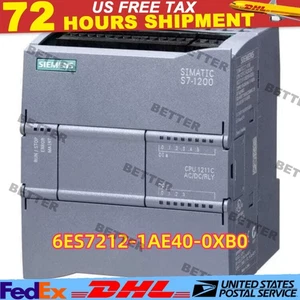 New Siemens 6ES72121AE400XB0 SIMATIC S7-1200 CPU 1212C 6ES7212-1AE40-0XB0 - Picture 1 of 5