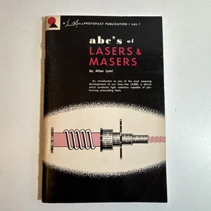 ABC's of Lasers & Masers By Allan Lytel 1964 1st Edition Howard M Sams & Co Book - Imagen 1 de 8
