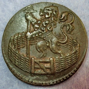 Certificate of Authenticity 1780 Colonial New York Penny Copper Cent Holland min - Picture 1 of 4