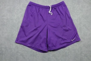 Pantalones Cortos Nike Para Hombre Medianos Púrpura Malla Atlético Equipo de Baloncesto Cordón Elástico - Imagen 1 de 7