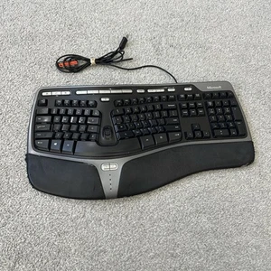 Microsoft KU-0462 Natural Ergonomic Keyboard 4000 v1.0 Tested Working - Picture 1 of 7