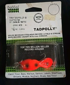 Vintage Heddon Tiny Clatter Tadpolly 0990 RFB A 1/4 oz class NIB. - Picture 1 of 4