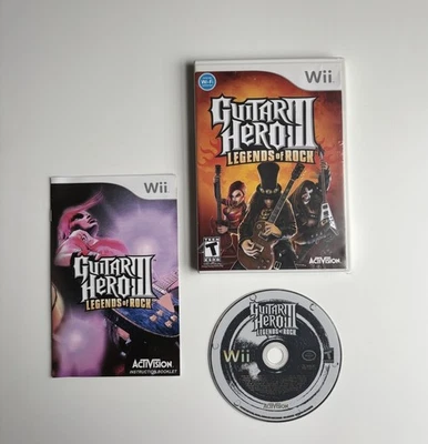 Guitar Hero III: Legends of Rock (Nintendo Wii) Authentic Complete CIB Tested - Image 1 of 4