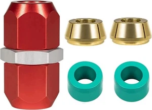 800-643 Line Splice Connector Splicer Coupler For 5/16'' Aluminum A/C Lines - Imagen 1 de 12