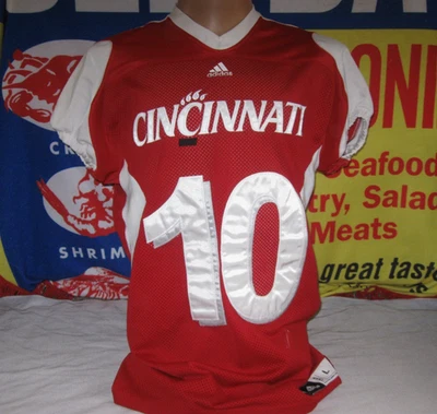CINCINNATI BEARCATS Football Jersey Men's Large Adidas Players Cut NCAA UC OHIO - Image 1 of 4