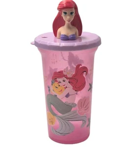 Taza Zak Disney Sirenita Ariel Sea Belleza Tapa A Presión Rosa Púrpura Sin Pajita - Imagen 1 de 9