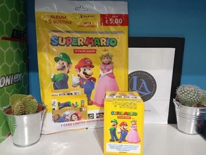 SUPER MARIO IT'S-A ME,MARIO ALBUM STARTER+BOX 36 BUSTE FIGURINE STICKERS. PANINI - Foto 1 di 11