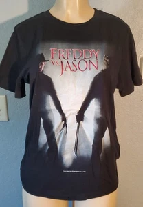 Vintage Freddy VS Jason T-Shirt Grafik Print Horror Kult Klassiker Herren Gr. M - Bild 1 von 10