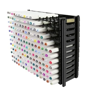 Evemodel 6 or 12 Layers Penholder Display Storage Pencil Rack for Marker Pens - Picture 1 of 17