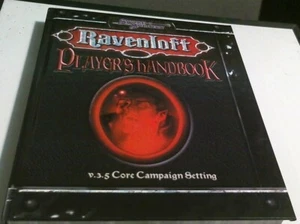 Ravenloft Player's Handbook d20 D&D 3.5 core WOTC NEW Reprint hardcover book - Picture 1 of 2