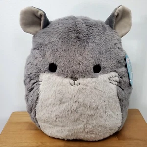 Squishmallow Miper Chinchilla 12” FuzzAmallow Kellytoy soft plush gift toy NEW - Picture 1 of 3