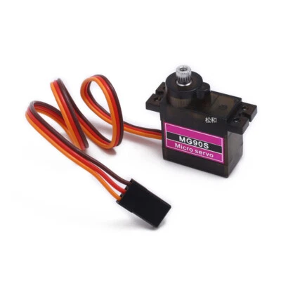 Max 90 Gradi MG90S Geared Micro Piastra Servo per Giocattolo Barca Auto Aereo Hub - Immagine 1 di 4
