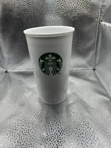 Starbucks Siren Logo White Ceramic 10 fl.oz. Mug Tumbler No Lid - Picture 1 of 4