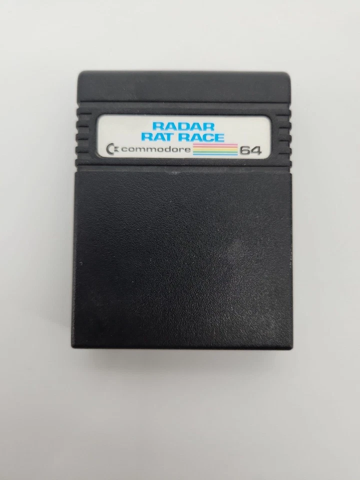 Radar Rat Race Commodore 64 C64 Cartridge Vintage 1980s Made in Hong Kong - Image 1 of 4