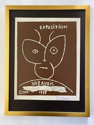 IMPRESIÓN PABLO PICASSO 1971 + FIRMADA + MONTADA Y ENMARCADA + ¡CÓMPRALA YA! Foto 1 de 4
