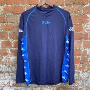 2002 Italy Kappa Football Training Shirt Men’s XL Long Sleeve Vintage Italia - Picture 1 of 16