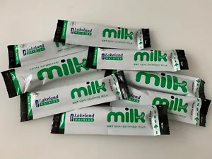 MILK STIX UHT SEMI SKIMMED MILK STICKS SACHET 20/07/25 CAMPING BUSHCRAFT RATION - Picture 1 of 1