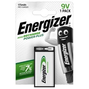 Energizer Power Plus 9V PP3 6HR61 HR22 175mAh Rechargeable Batteries - Picture 1 of 7