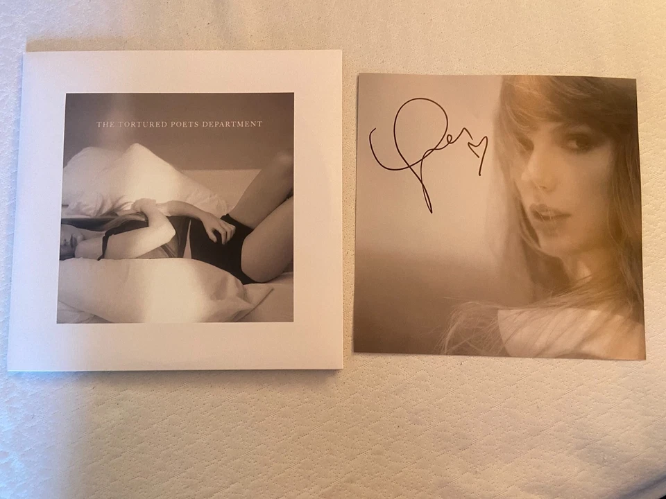 The Tortured Poets Department Vinyl With Bonus Track The Manuscript Hand Signed - Image 1 of 1