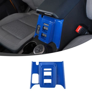 Window Lift Switch Panel Cover Trim Frame For Ford Bronco 4Door 2021-2023 Blue - Picture 1 of 11