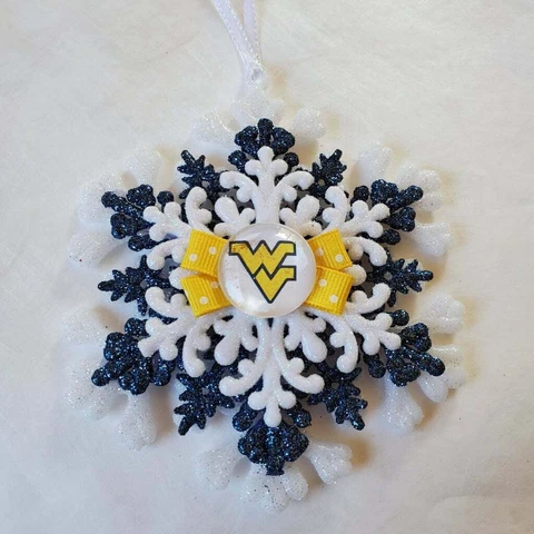 West Virginia Earrings NCAA West Virginia University Mountaineers WVU Big 12 Cover