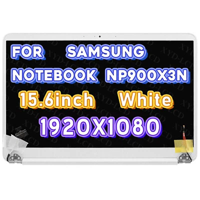 Samsung NoteBook NP900X3N 1920X1080 13.3inch  LCD Full Screen Assembly (White) - Image 1 of 4