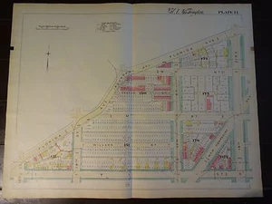 1892 Map of NW DC - U St. Corridor -Rare large property specific detail. - Picture 1 of 7