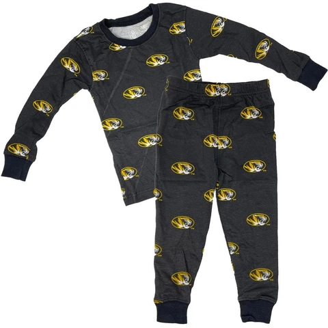 Kids Missouri Tigers Mizzou Matching PJs Family Matching Pajamas Cover