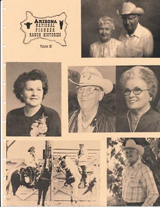 ARIZONA NATIONAL PIONEER RANCH HISTORIES OF LIVING PIONEER STOCKMAN VOL XI 1990 - Picture 1 of 12