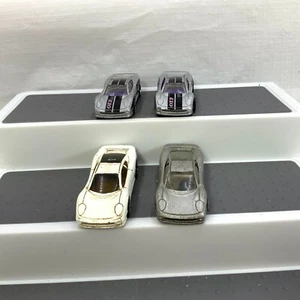 Lot of 4 Vintage Hot Wheels Jaguar XJ220 Silver & White Die Cast - Picture 1 of 6