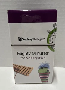 Mighty Minutes For Kindergarten Cards by TeachingStrategies Retail $230 Unused! - Picture 1 of 7