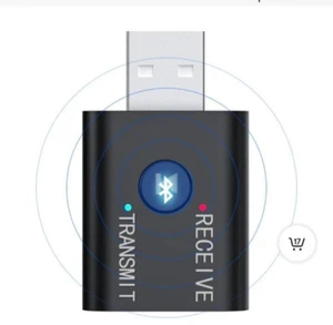 trasmettitore ricevitore Bluetooth 5.0 2 IN 1 Audio Wireless adattatore musical - Foto 1 di 9