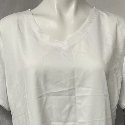 Grey's Anatomy by Barco Women's Active Medical Scrub Top Shirt White 41423 Sz XL - Image 1 of 4