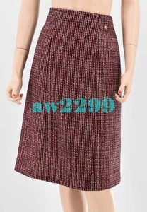 CHANEL $1,999 NWT PRE-FALL 2012 PARIS BOMBAY GRIPOIX TWEED SKIRT 40 38 - Picture 1 of 12