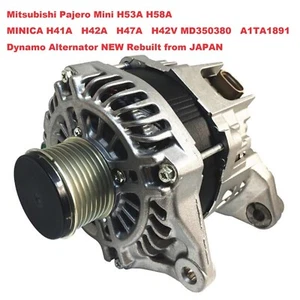 Mitsubishi Pajero Mini H53A H58A alternator dynamo MD350380 A1TA18 Rebuilt Japan - Foto 1 di 4