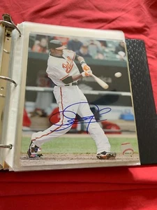ADAM JONES AUTOGRAPHED SIGNED 8X10 PHOTO BALTIMORE ORIOLES #3 COA - Picture 1 of 1