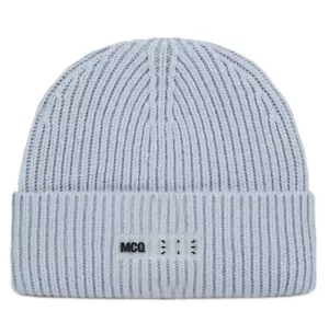 McQ ALEXANDER McQUEEN Nr. 0 SAMMLUNG Ic0 LOGO BEANIE MÜTZE 662802RTN105355 - Bild 1 von 3