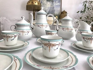 Rar Antik Biedermeier Porzellan Kaffeeservice Teeservice 6 Personen So schön! - Bild 1 von 12