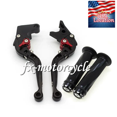 For Honda GROM MSX125 2014-2024 Fold Extend Brake Clutch Levers Grips 2015 2022 Foto 1 de 4