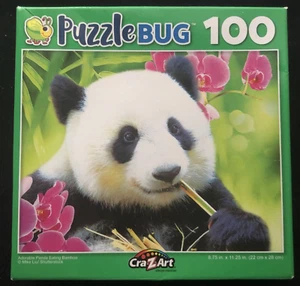 Cra-Z-Art Puzzlebug Jigsaw Puzzle "Adorable Panda Eating Bamboo" NEW - Picture 1 of 6